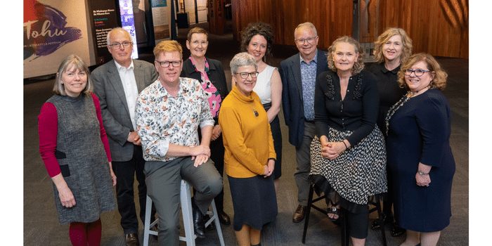 The NSLA Board at the National Library of New Zealand